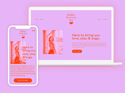 Lindsey Loves You Too Website brand identity branding logo design squarespace typography ui webdesign