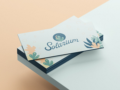 Solarium Branding brand design brand identity branding business card business card design design illustration layout design logo design logodesign print typography vector