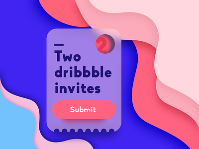 2 Dribbble Invites