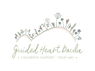 Guided Heart Logo Design