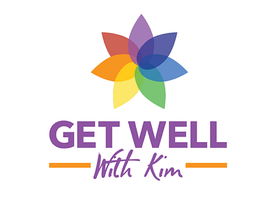 Get Well With Kim Logo branding logo design