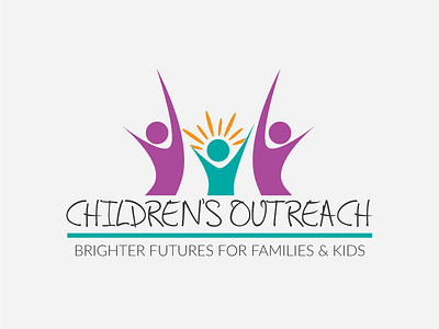 Children's Outreach Logo Mockup