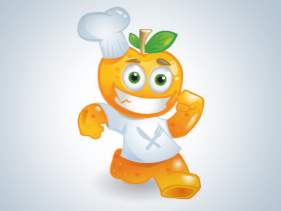 Applejuice apple mascot vector