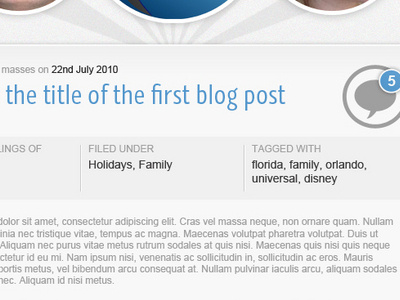 Something new for comments blog comments design
