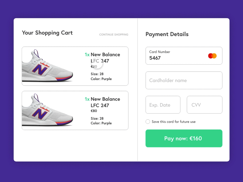 Daily UI 02 – pt.2 checkout daily 100 challenge dailyui dailyui 002 ui uidesign