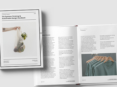 The Systems Thinking & Sustainable Design Handbook book design print print design