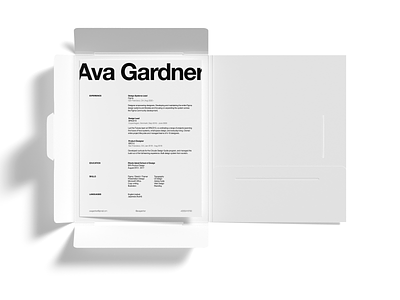 Minimalist Resume design minimalism print resume resume cv