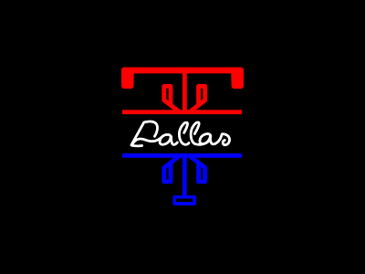 Ode to Dallas, Texas customscript dallas graphic graphicdesign illustrator lettering texas vector vectorart