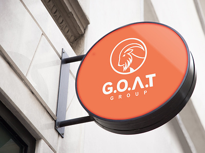 GOAT logo branding goat logo graphic design icon goat logo
