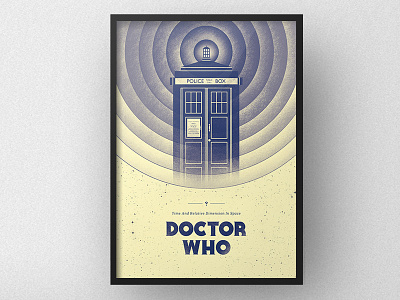 Timey Wimey box doctor doctor who police poster print tardis time timey travel who wimey