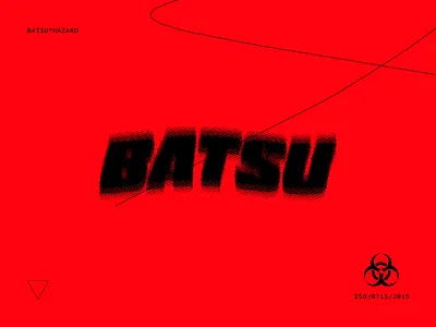 batsu*hazard batsu batsuwolves biohazard black chemicals danger experiment hazard red texture type