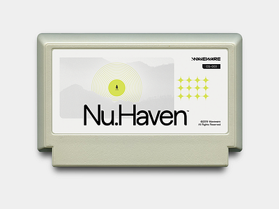 Nu.Haven™ 2019 cartridge design famicase famicom gray haven nu nuhaven type videogames