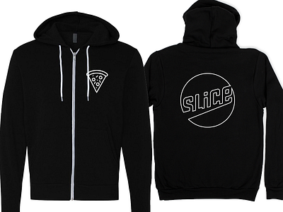 Slice Hoodie apparel brand branding hoodie logo pizza slice swag sweatshirt