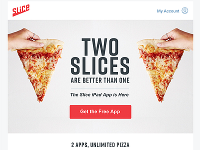 Slice iPad Launch Email