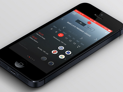 Sports App clean football interface ios7 news news aggregator simple soccer sports sports news ui