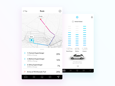 Tesla Remote iOS App automation car ui car ux stats tesla tesla model s ui