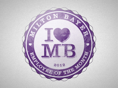 MB EOTM Logo 60 sec logo branding employee of the month logo concept
