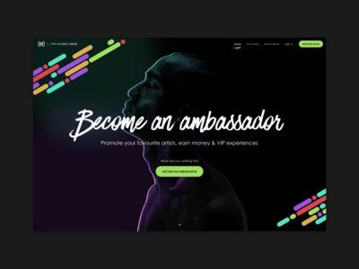 Landing Page Hero Header