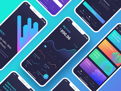 Investment Brand + App UI