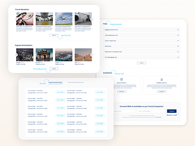 Flight booking_sections