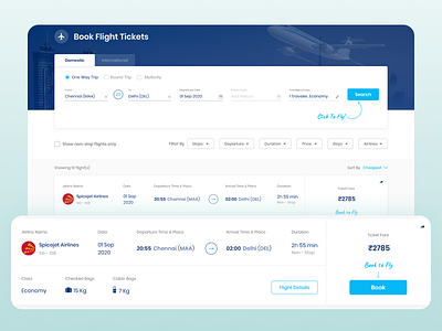 Flight booking_Avail page