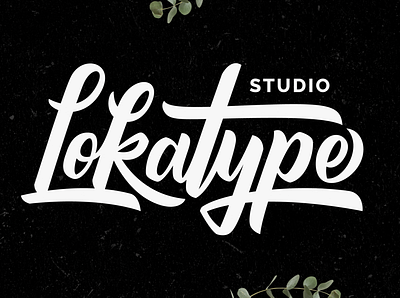 Lokatype Studio - Logotype calligraphy design font hand lettering lettering logo logos logotype mark script type typeface typo typography