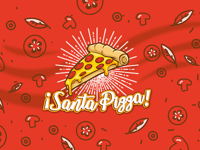 Santa Pizza- Branding Concep