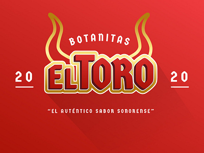 BOTANITAS"EL TORO" illustrator logotype photoshop restaurant branding