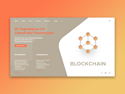 Blockchain - Landing Page adobe xd adobexd cloud designinspiration landingpage mockup prototype ui uidesign uitrends uiux userexperience userinterface ux uxdesign web web design webdesign wireframes