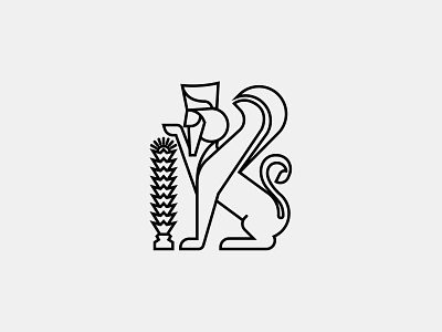 Achaemenid Winged Lion design digitalart forsale graphicdesign king logo lion lion logo logo logodesign persian logo vector wingedlion