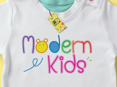 Baby T-Shirt : Modern Kids graphic design t shirt design typography vector