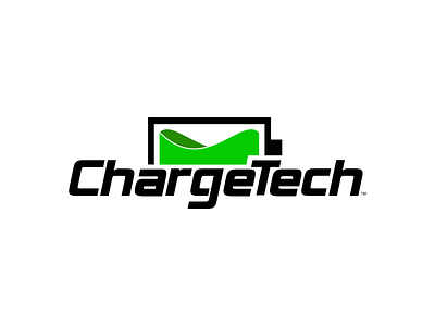 ChargeTech - Logo b2b b2c battery branding logo startup technology