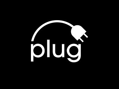PLUG - Logo brand development electronics logo tech