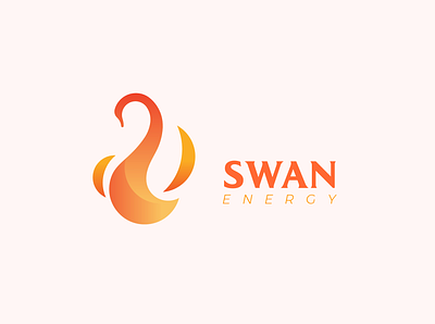 Logo Design for Swan Energy branding design flat icon logo minimal typography vector