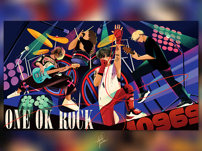 One Ok Rock Band band digitalart digitalpainting ideation illustration japan japanrock music oneokrock oneokrockart oneokrockband rock ryotaoneokrock takaoneokrock thanhsoledas tomoyaoneokrock toruoneokrock