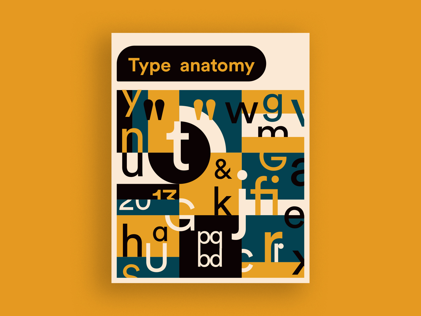 Anatomy of typography - Anatomy Of Typography - Pillow