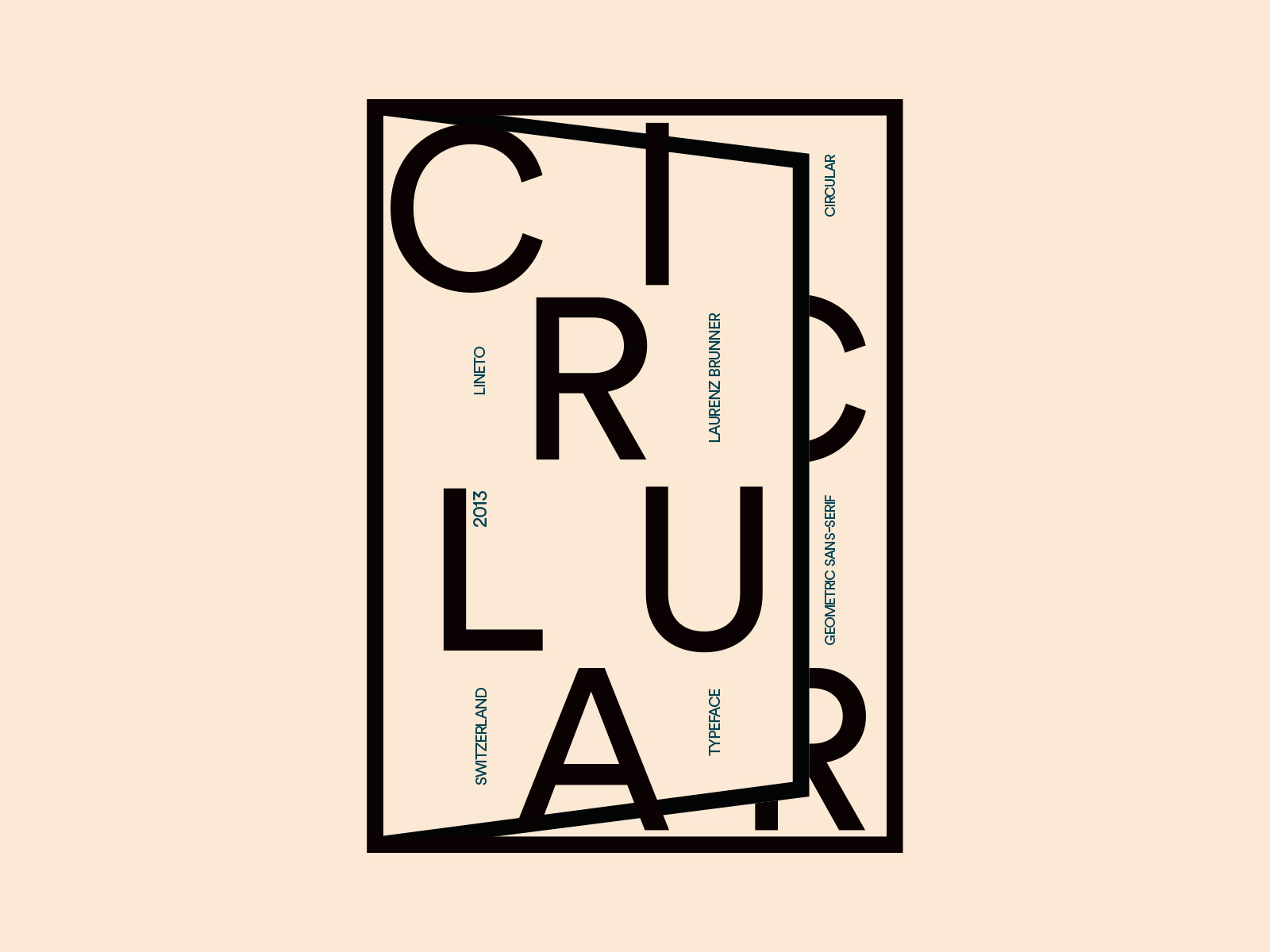 Circular Font Lineto