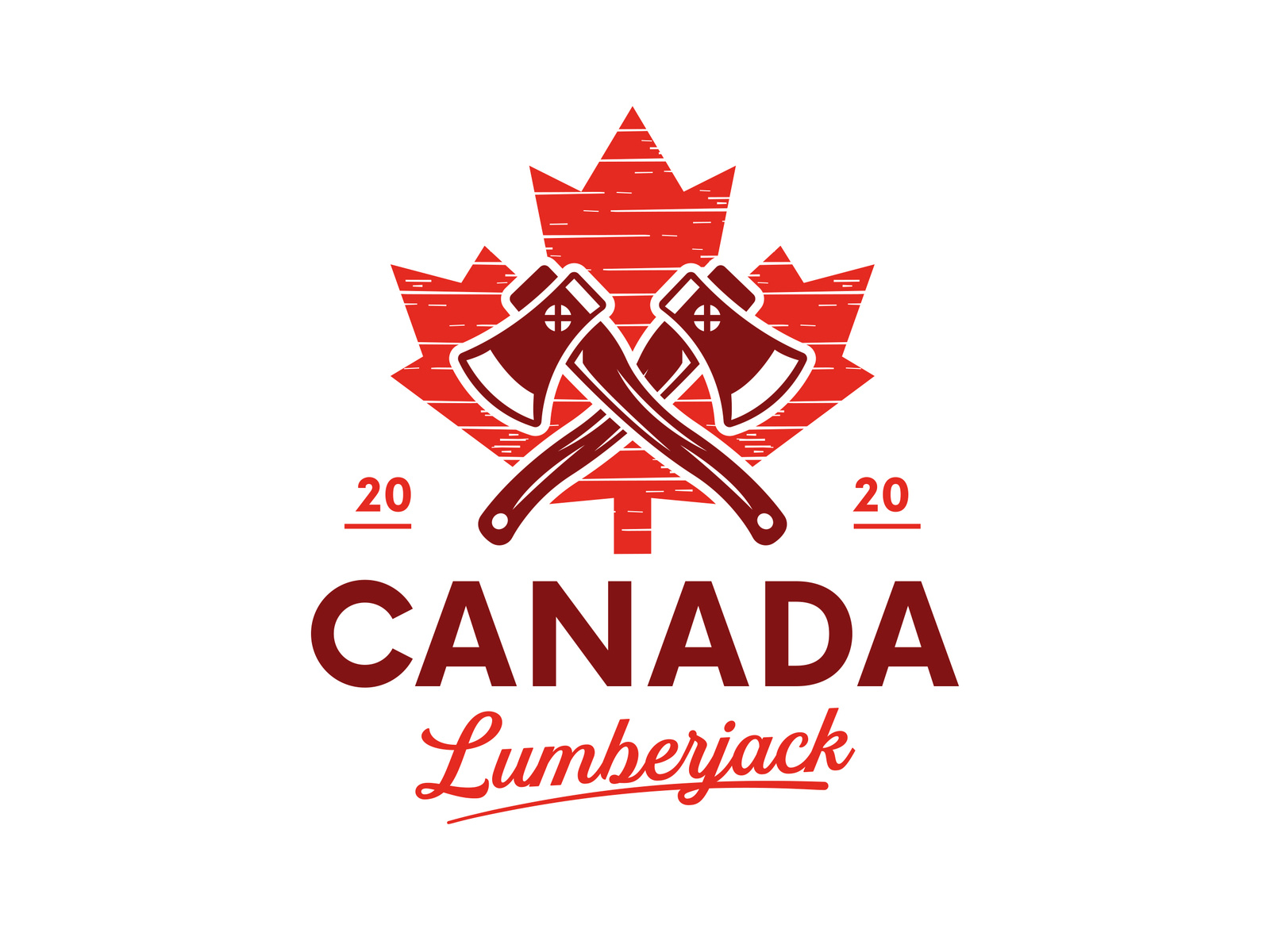 Canada Lumberjack Logo by Logozaste on Dribbble