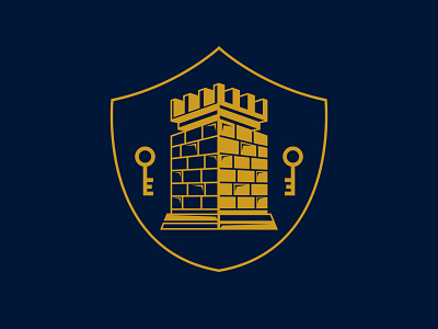 Castle Keys Logo bastion castle castles construction fortress insurace key keyhole keys perspective protect protection real estate logo royal secure security shield strong stronghold surveillance