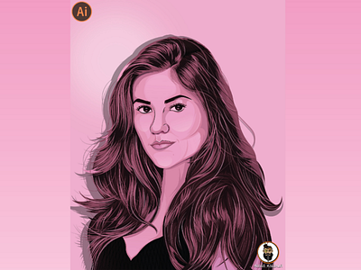 Giovanna Munhoz illustration | Adobe illustrator adobe colors creative illustration illustrator model pink vector