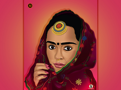 Apoorva_arora illustration | Adobe illustrator adobe colors creative illustration illustrator model pink vector