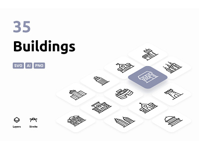 Buildings - Icons Pack