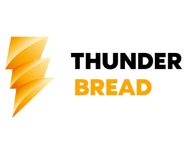 Thunder Bread Logo adobe illustrator app branding design flat illustration illustrator logo thunder thunder bread ui web