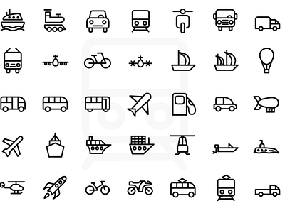 Transport Icons