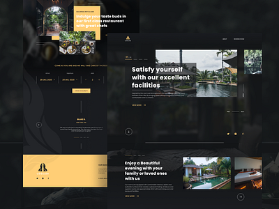 ubbude - Resort Website Landing Page