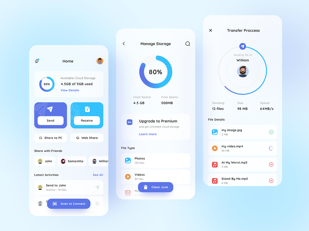 Transfer File Application | Exploration by Firman Noor for Illiyin ...