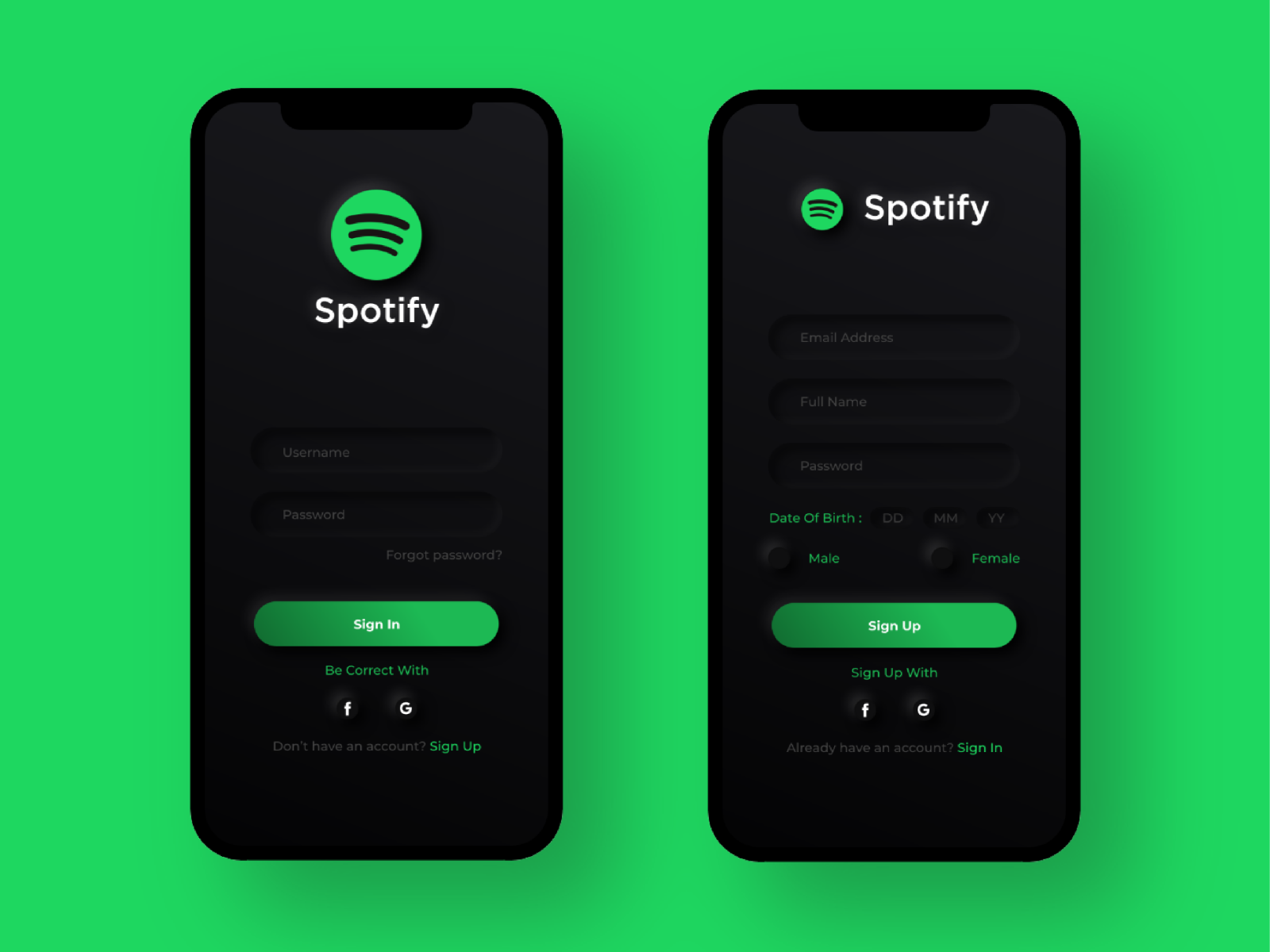 spotify login with google