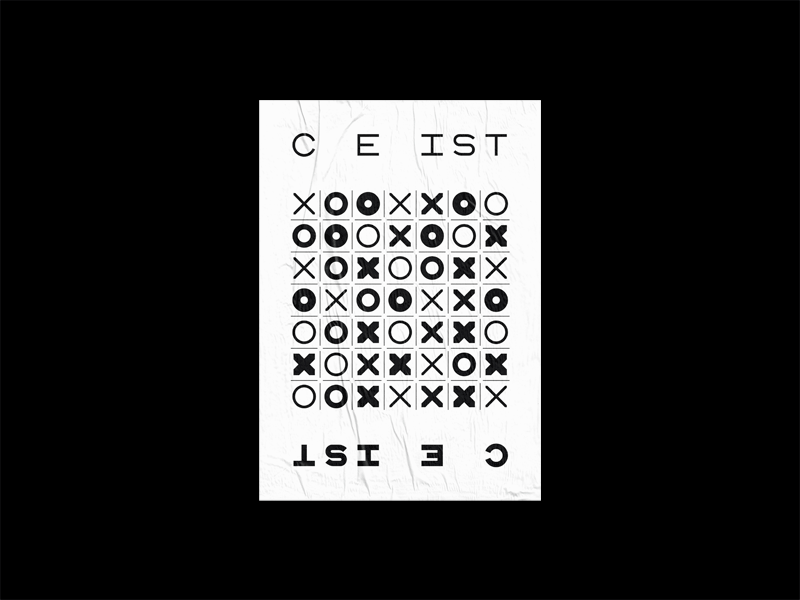 ‹Coexist› Poster Submission for Slanted Magazine