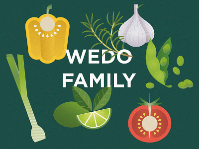 Wedo family branding design identity illustration illustrator vector