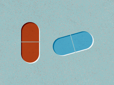 Red Pill, Blue Pill by Nishant Kothary on Dribbble